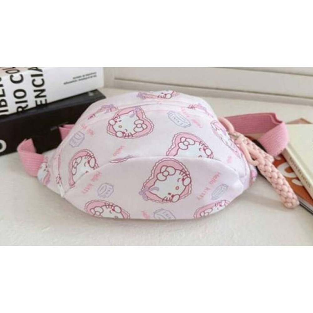 Hello Kittyβ Pink Belt Bag, Anime Crossbody Bag, Kawaii Fanny Pack New